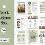 Welcome Book Template Airbnb Welcome Guide Editable Canva Air Bnb House Manual Superhost Ebook Host Signs Signage VRBO Vacation Rental Etsy