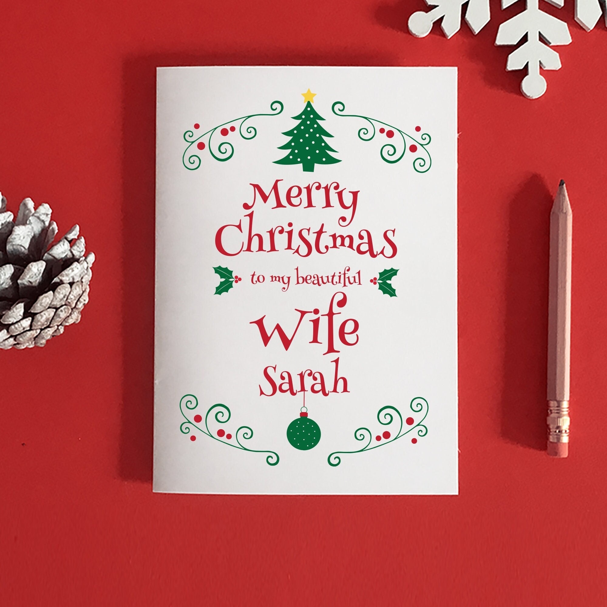 printable xmas cards for wife