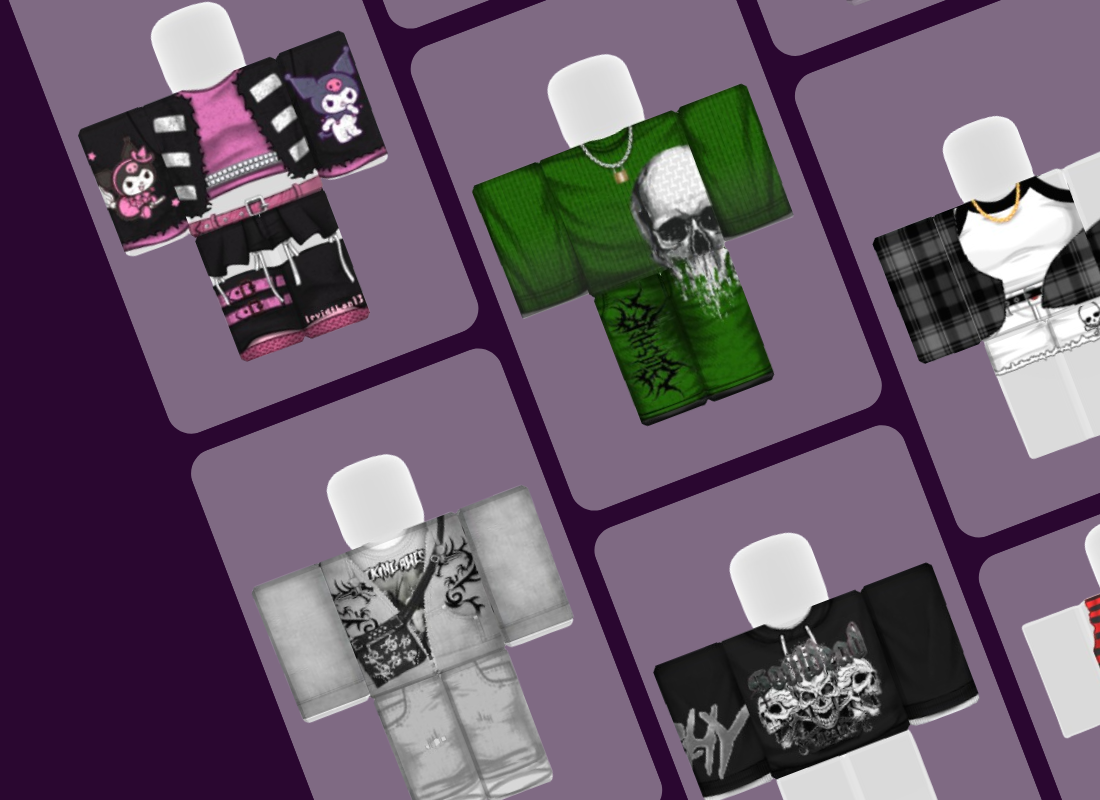 Y2K Roblox Outfit Templates Shirt And Pants Customuse