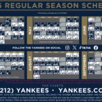 Yankees Printable Schedule New York Yankees