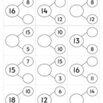 10 Printable Number Bonds Math Worksheets Numbers 1 To 20 Kindergarten First Grade Homeschool Etsy Sweden