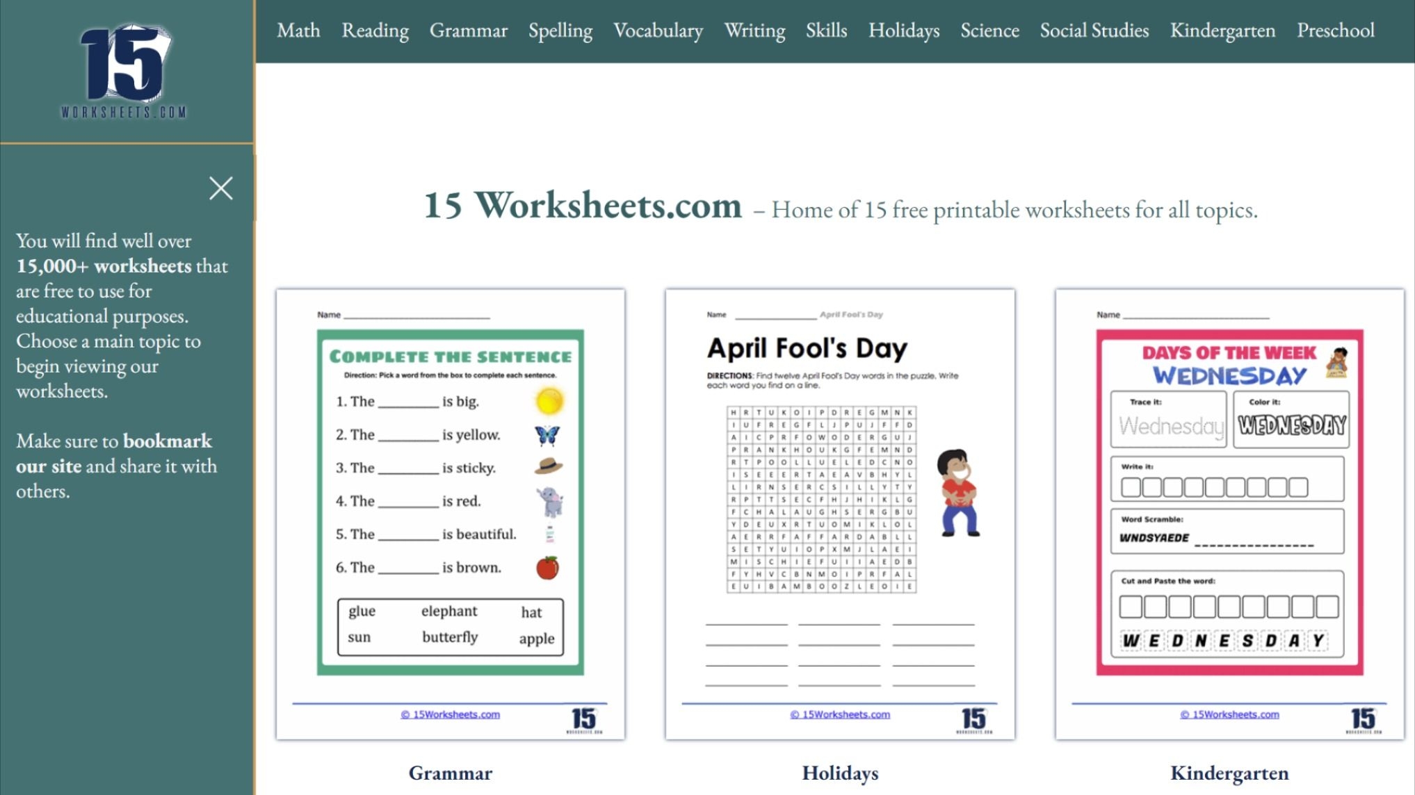 15 Worksheets 15Worksheets Profile Pinterest