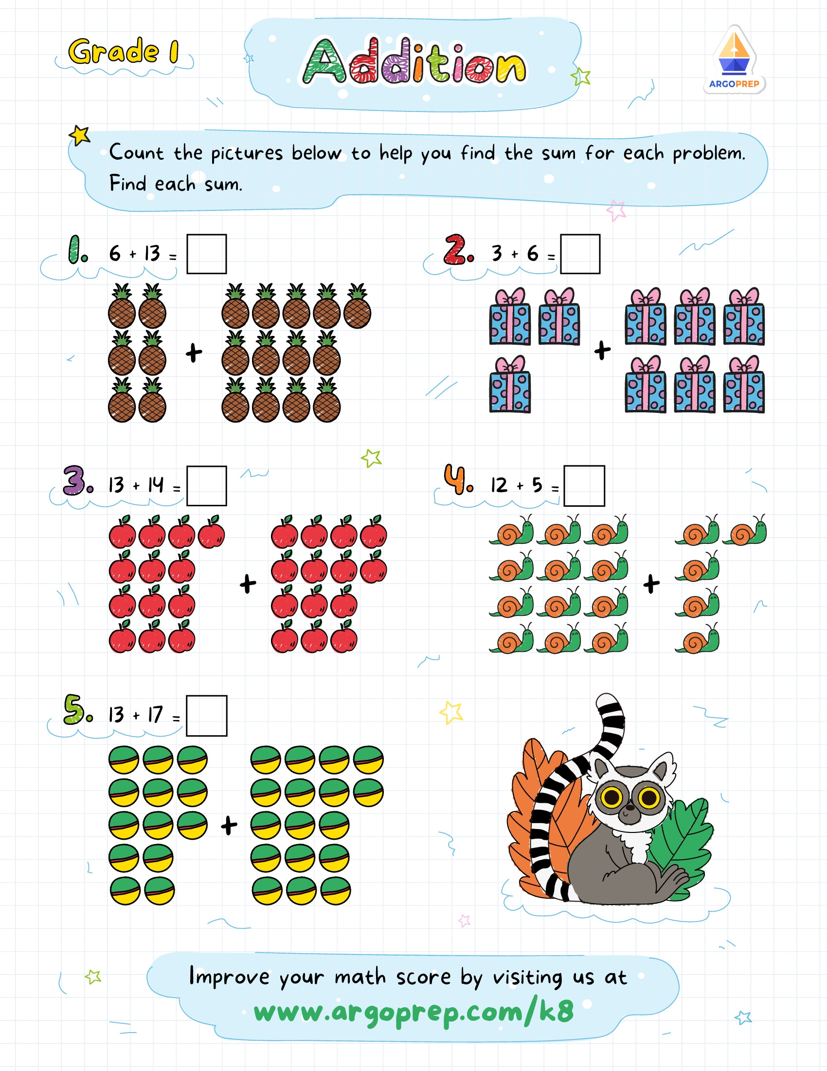 grade 1 worksheets