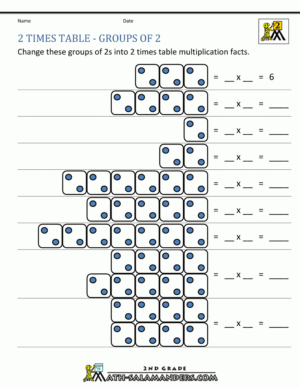 2 Times Table Worksheets Library 2 Times Table Worksheets Library