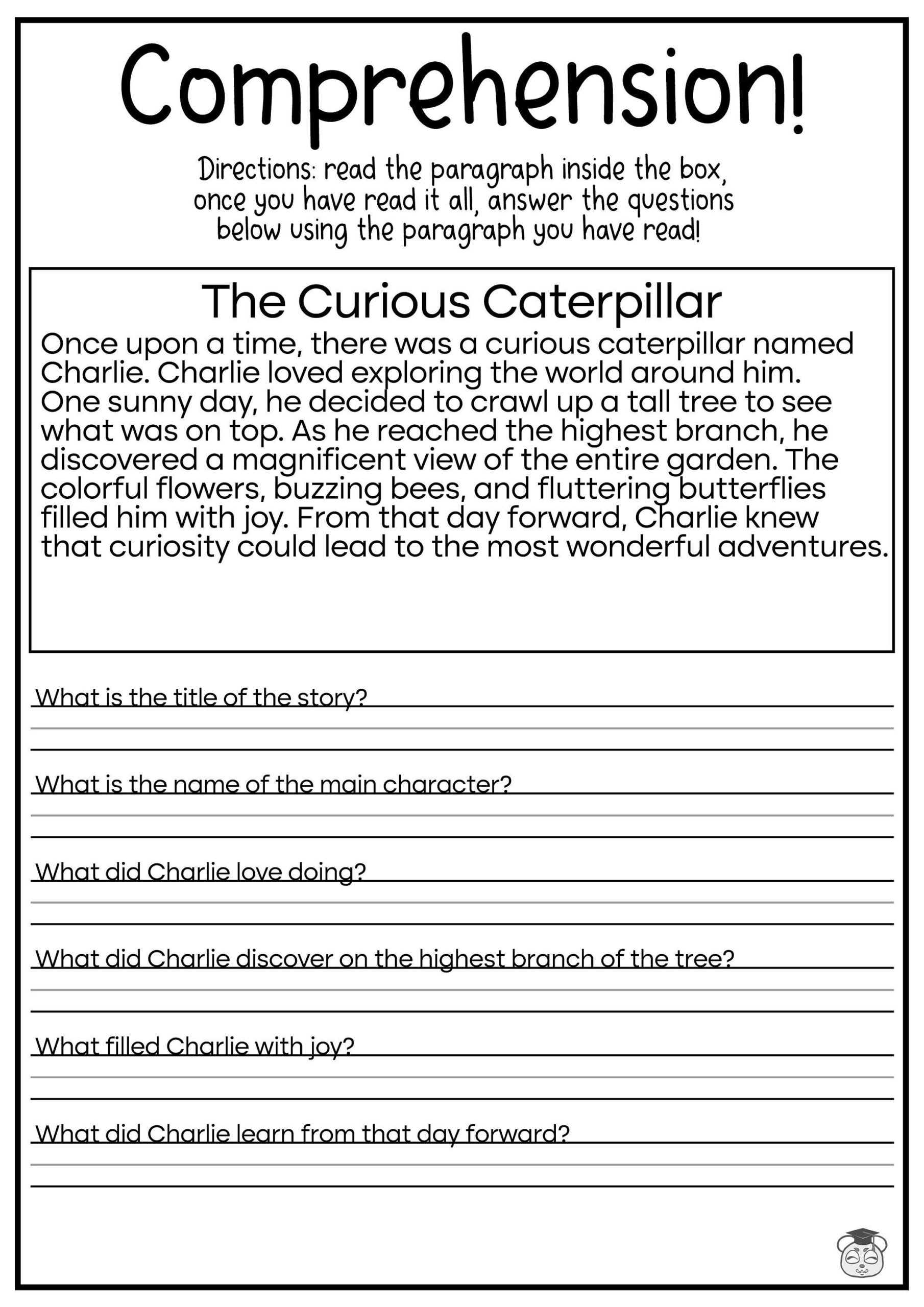5 Printable Reading Comprehension English Worksheets ages 4 7 KG1 To Grade 2 Etsy 5 Printable Reading Comprehension English Worksheets ages 4 7 KG1 To Grade 2 Etsy