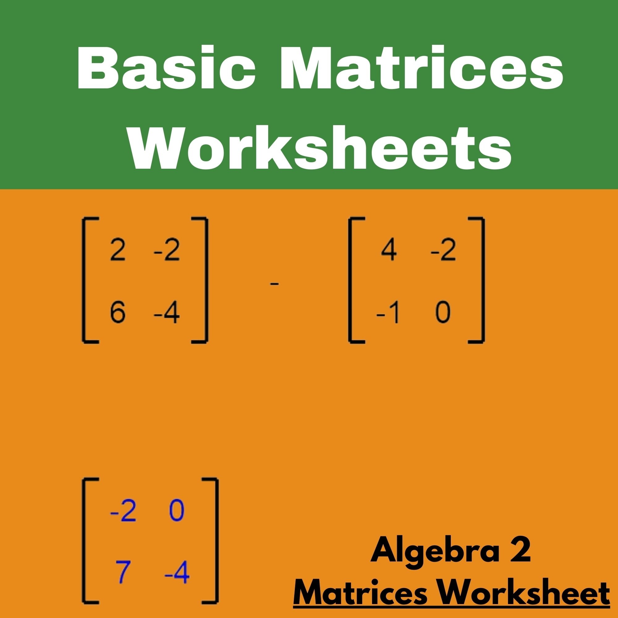 algebra 2 worksheets