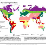 Biome Map Coloring Worksheet
