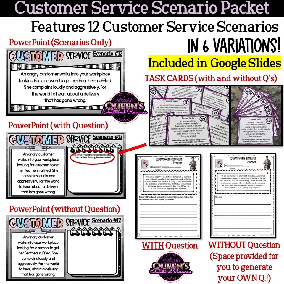 Career Readiness Bundle Customer Service Skills Activities Customer Service Skills Worksheets Made By Teachers