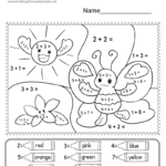 Color By Addition Worksheet Free Printable Digital PDF