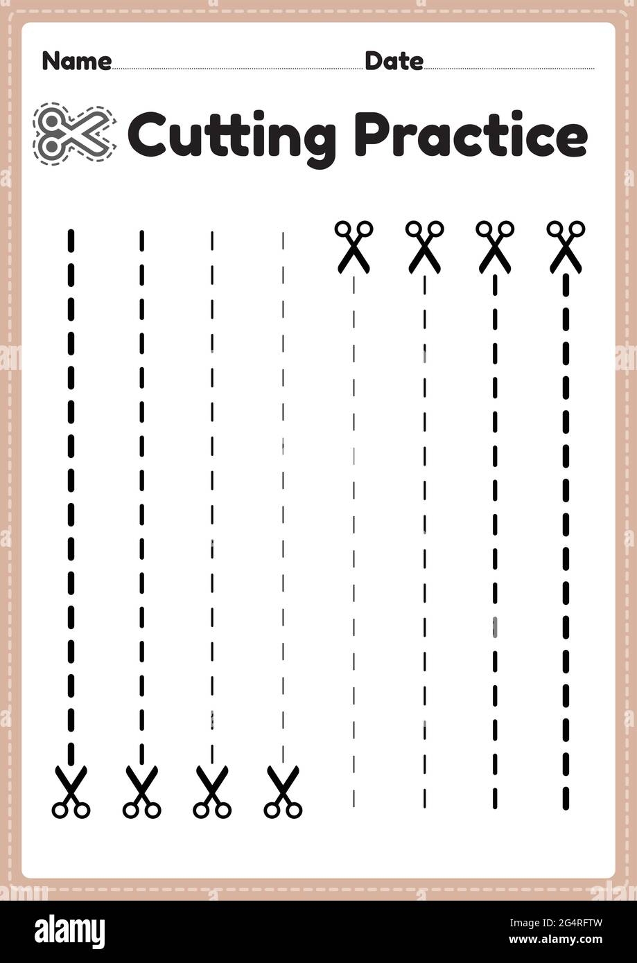 cutting practice worksheets