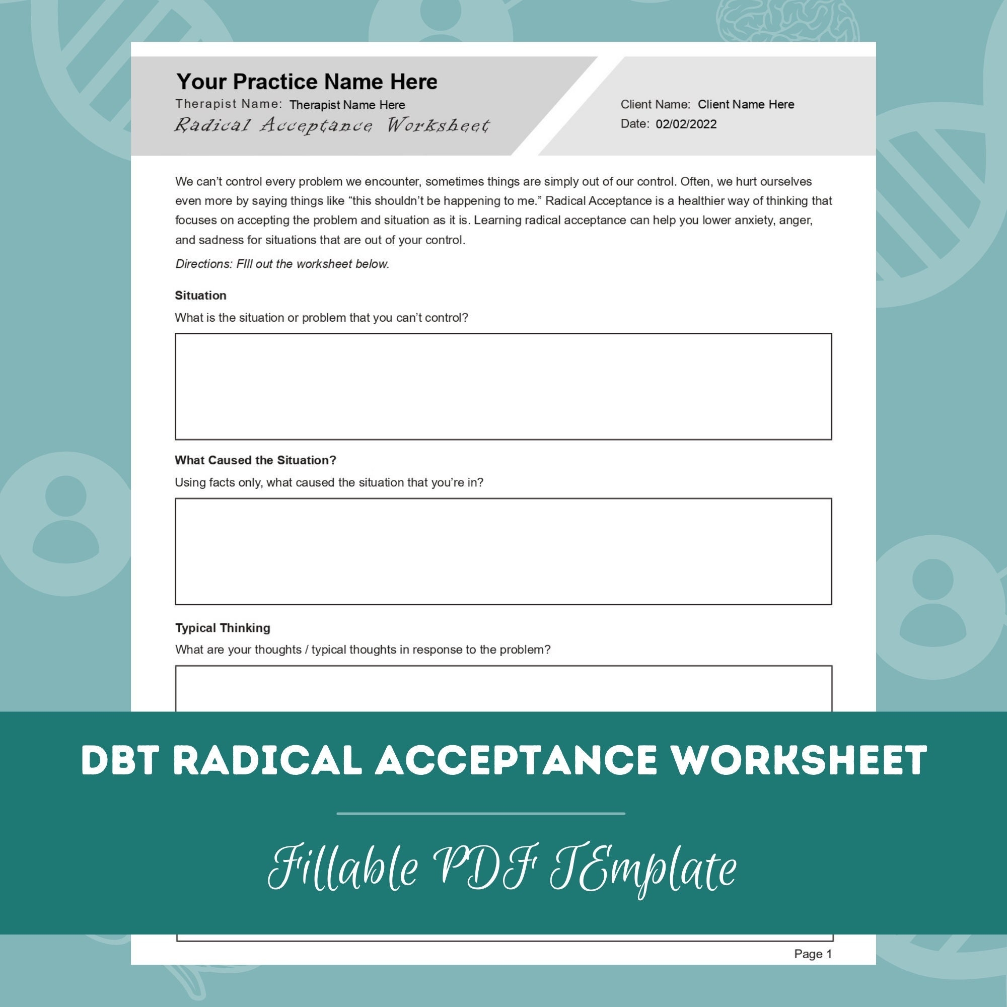 DBT Radical Acceptance Worksheet Editable Fillable PDF Template For Counselors Psychologists Social Workers Therapists Etsy Israel DBT Radical Acceptance Worksheet Editable Fillable PDF Template For Counselors Psychologists Social Workers Therapists Etsy Israel