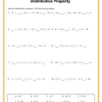 Distributive Property Worksheets