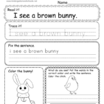 Easter Writing Worksheet Free Printable Digital PDF