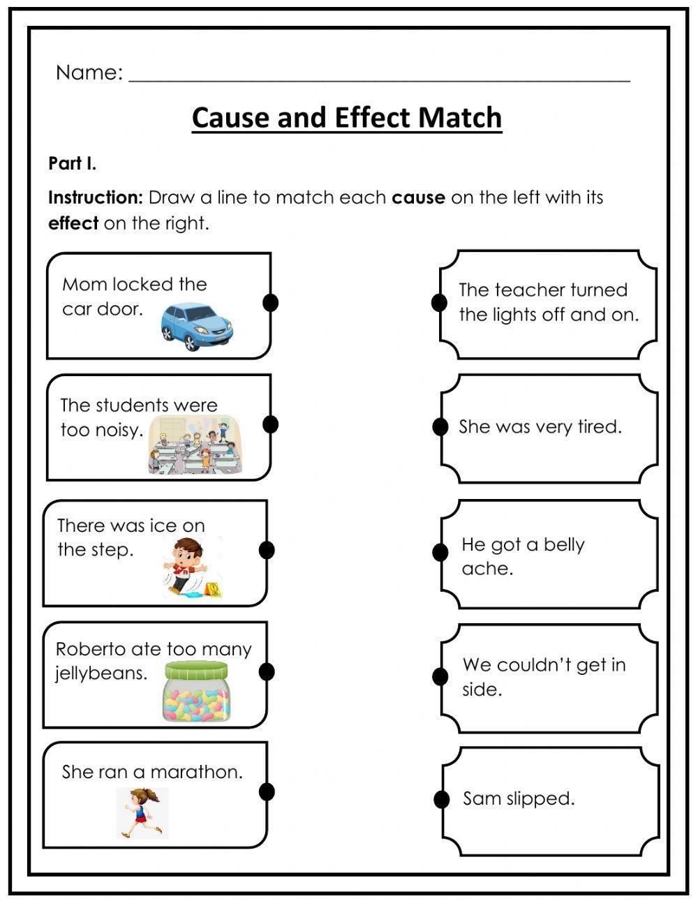 Find Cause And Effect With Pictures ELA Worksheets SplashLearn Worksheets Library Find Cause And Effect With Pictures ELA Worksheets SplashLearn Worksheets Library