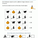 Free Halloween Math Worksheets
