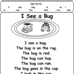 Free Kindergarten Reading Comprehension Worksheet Level A