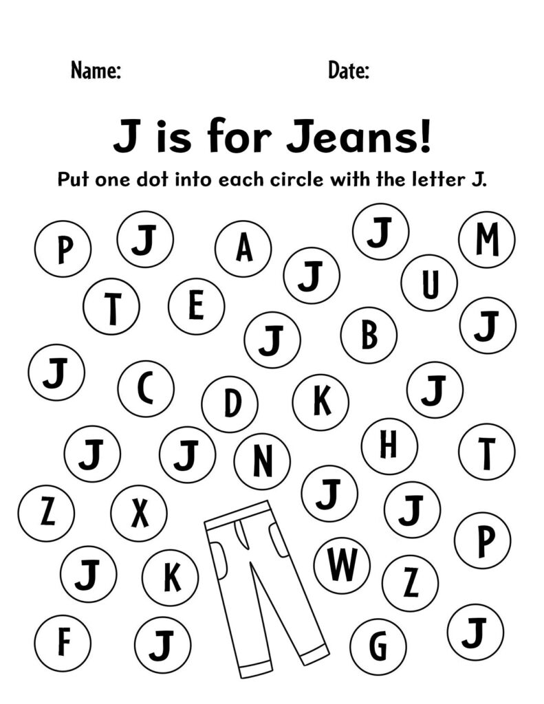 FREE Letter J Worksheets For Preschool The Hollydog Blog FREE Letter J Worksheets For Preschool The Hollydog Blog