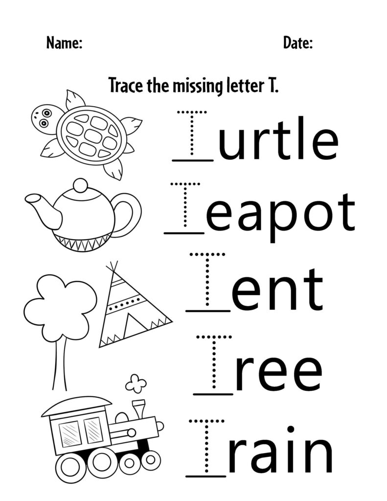 FREE Letter T Worksheets For Preschool The Hollydog Blog FREE Letter T Worksheets For Preschool The Hollydog Blog