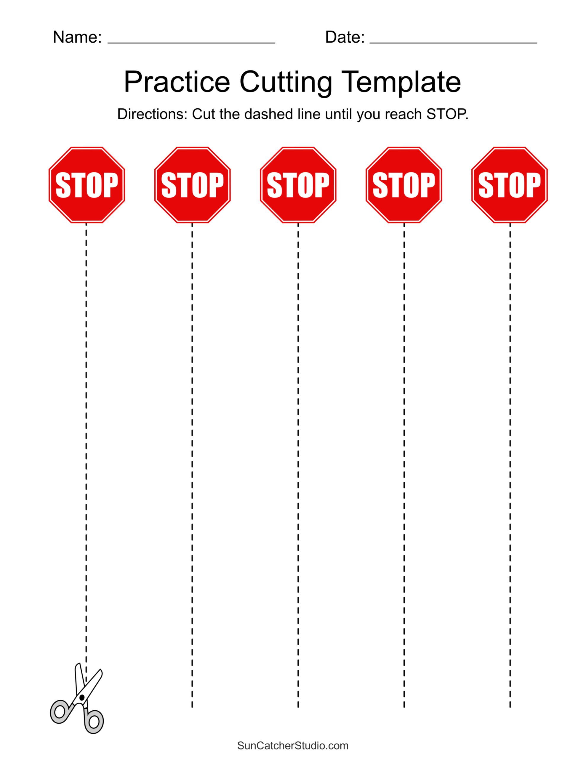 Free Printable Cutting Worksheets For Preschoolers Free Printables Lettering SVG Files Tools Apps