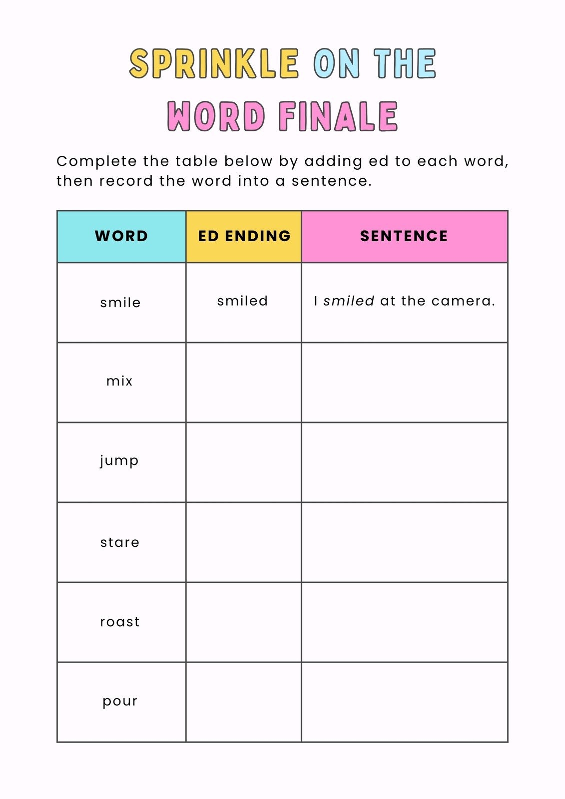 create spelling worksheets
