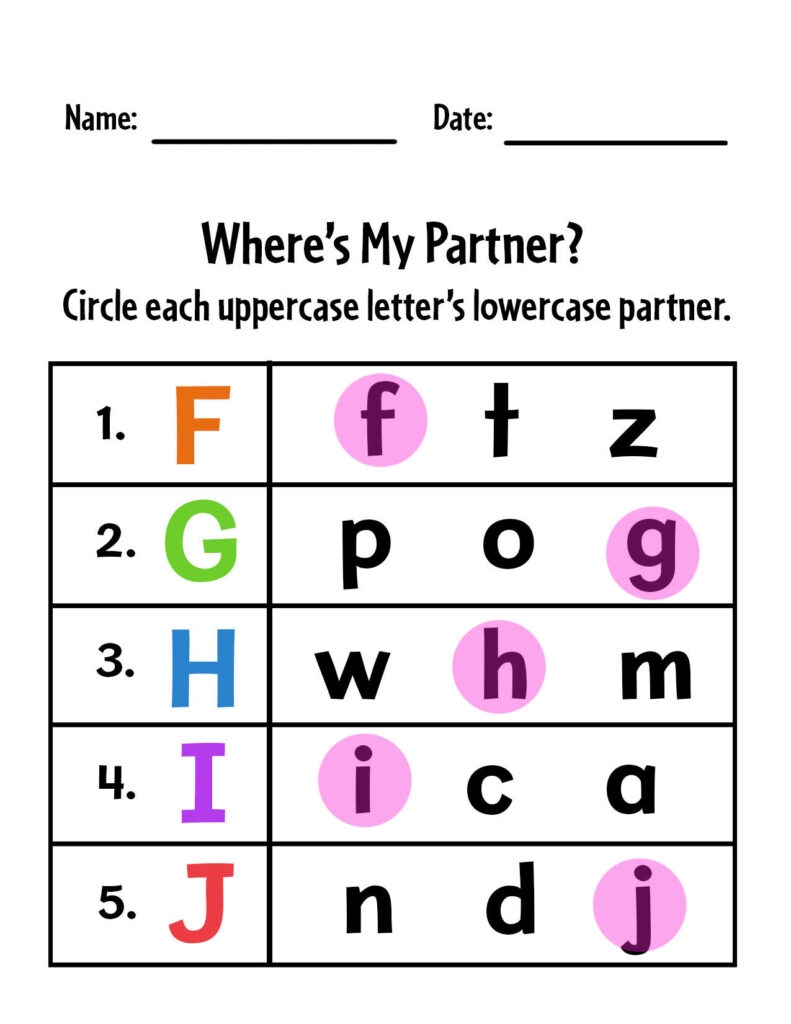 letter recognition worksheets letter recognition worksheets