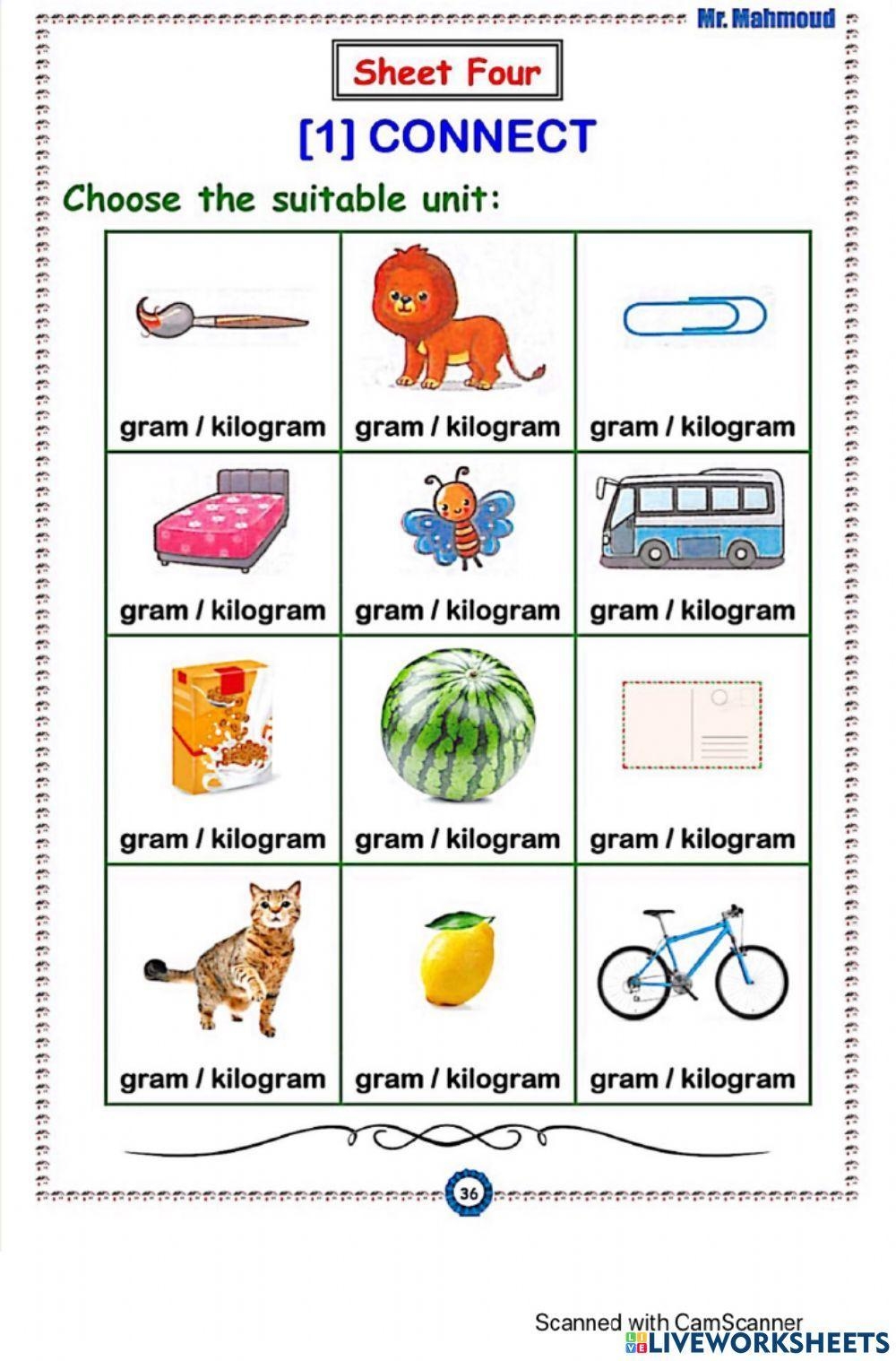 Gram And Kilogram Worksheet Worksheets Library Gram And Kilogram Worksheet Worksheets Library