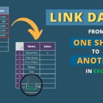 How To Link Data In Excel From One Sheet To Another YouTube