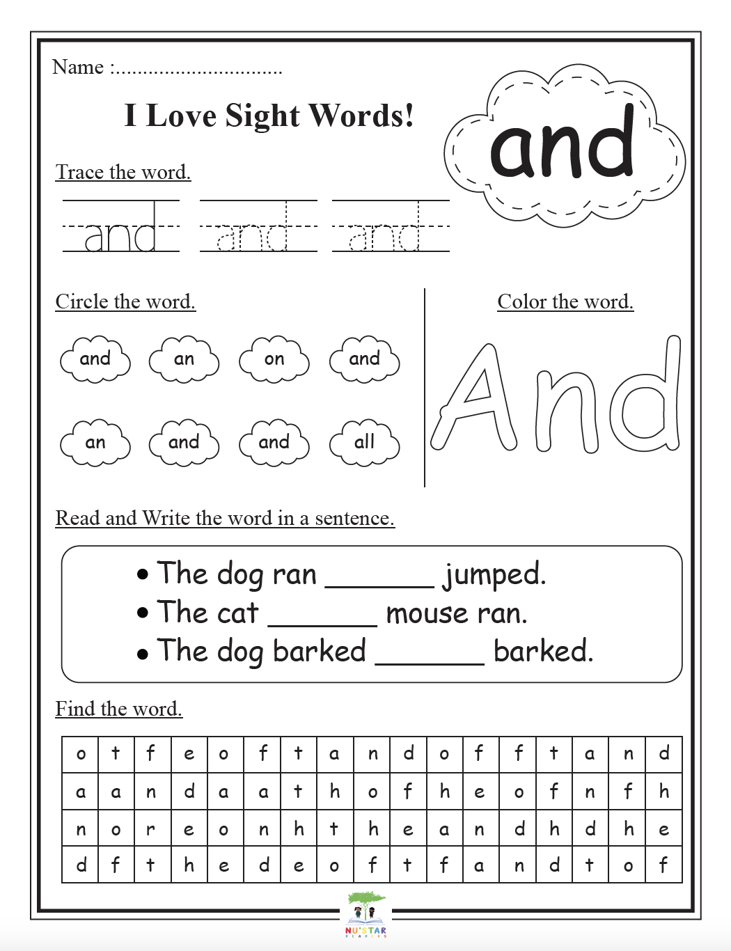 I Love Sight Words And Made By Teachers