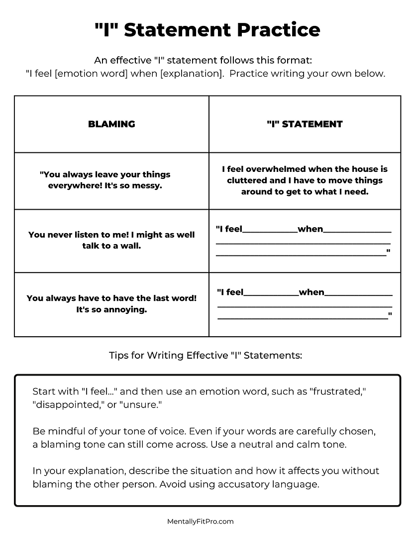 I Statements Worksheets 15 Worksheets Library Worksheets Library