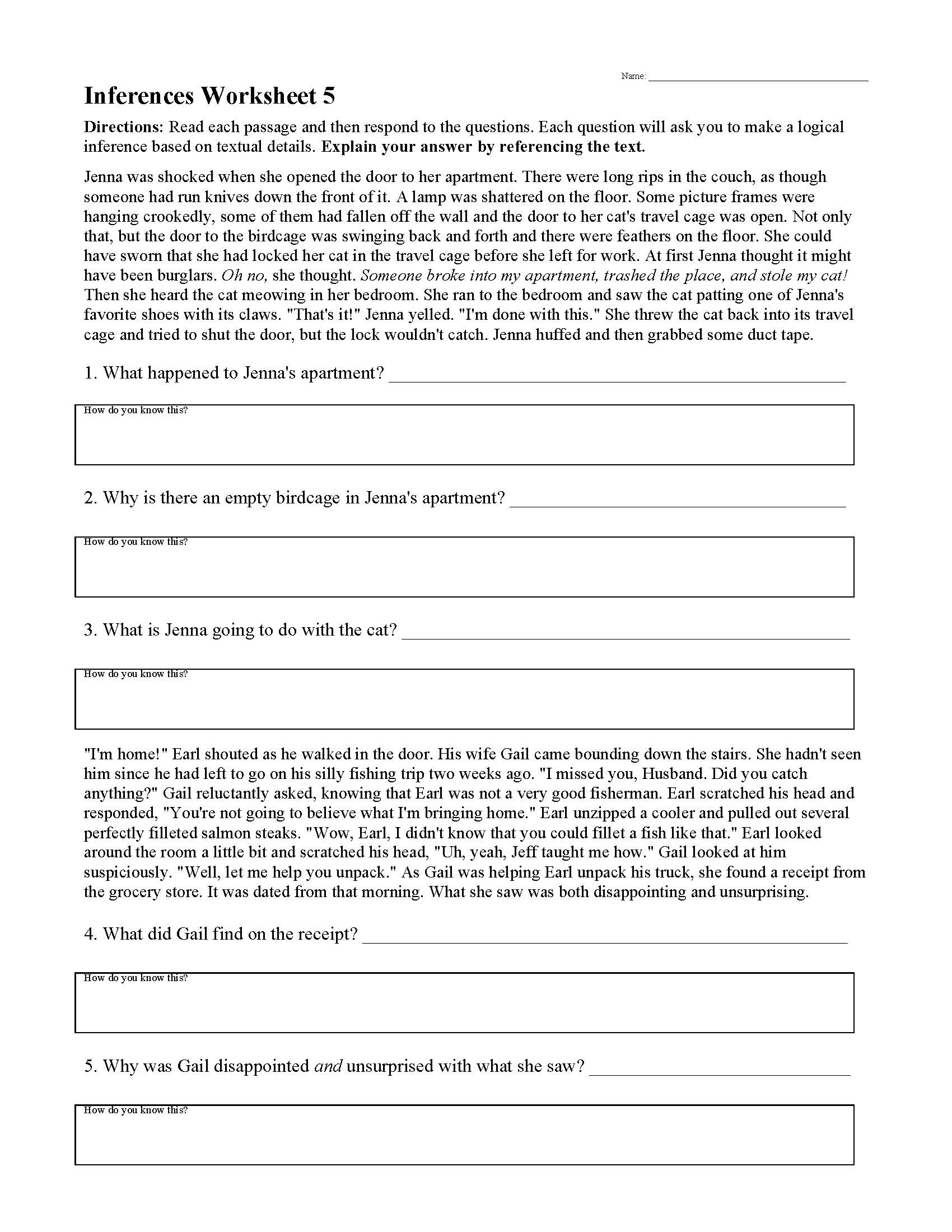 reading worksheets for 5th graders reading worksheets for 5th graders