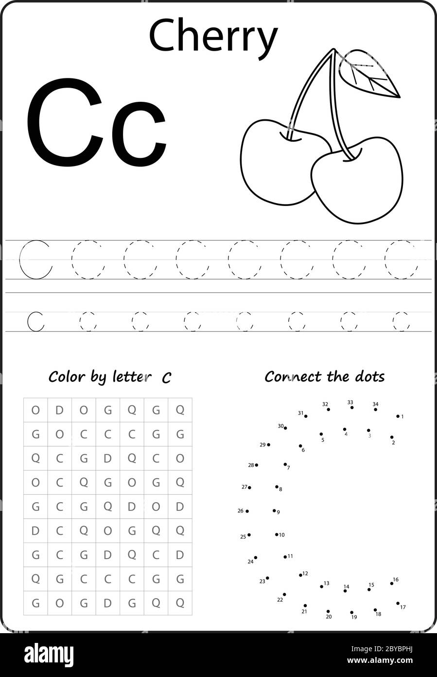 Letter C Alphabet Letter Worksheet Task For Kids Learning Letters Stock Vector Image Art Alamy Letter C Alphabet Letter Worksheet Task For Kids Learning Letters Stock Vector Image Art Alamy