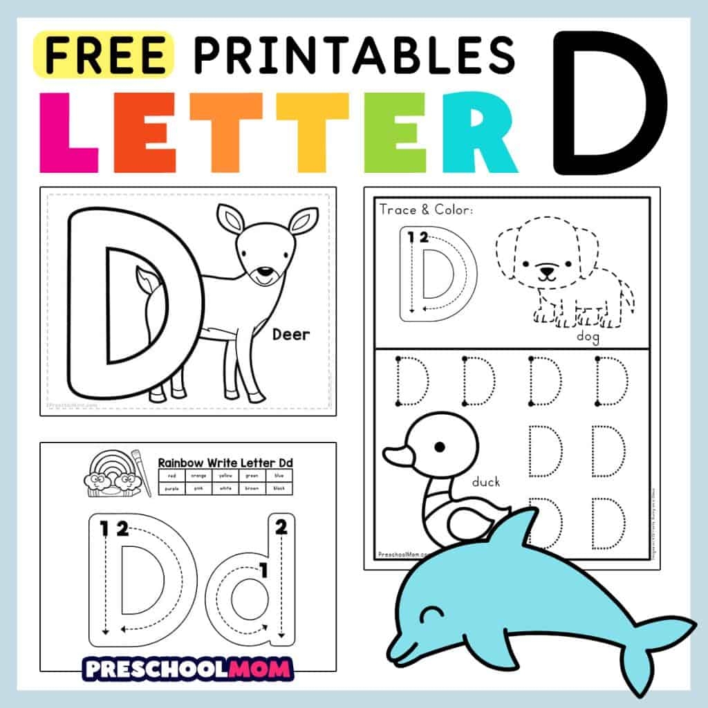 letter d worksheets