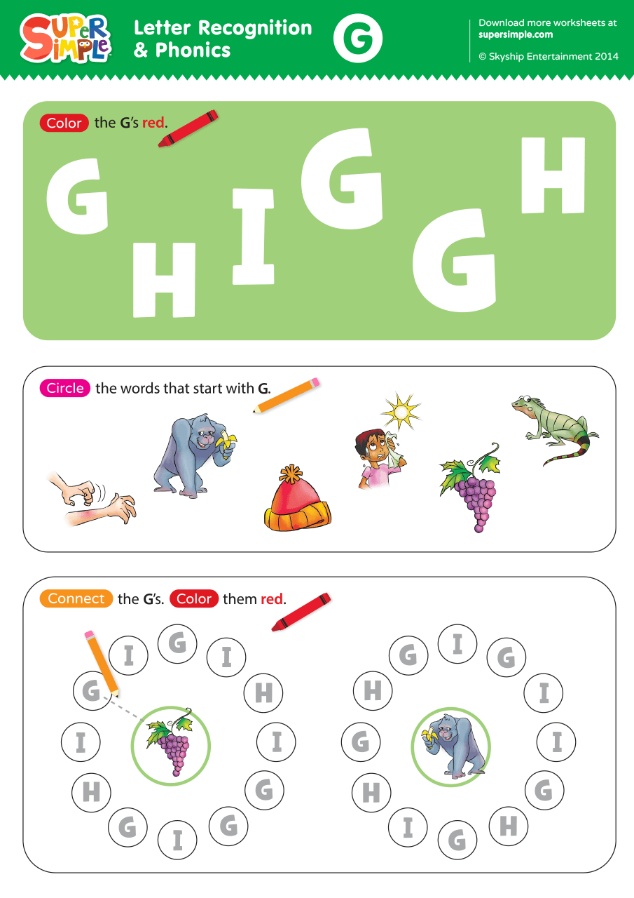 letter g worksheets letter g worksheets