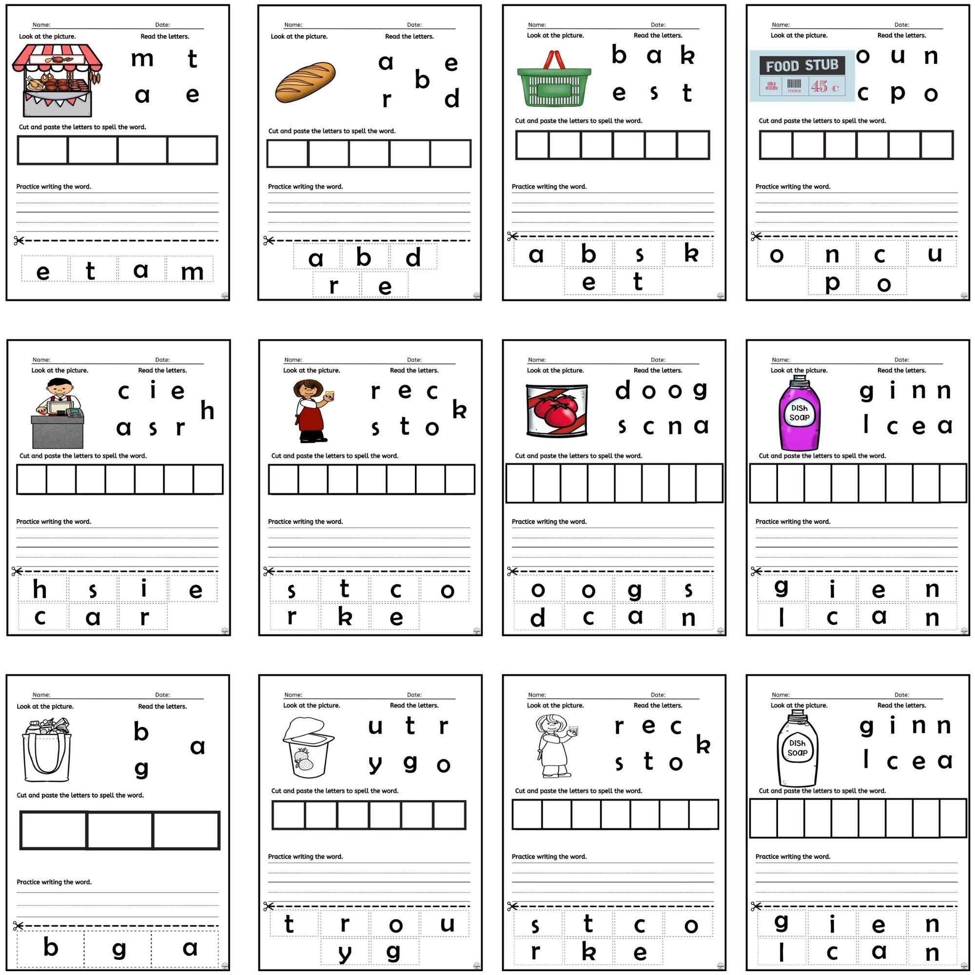life skills worksheets