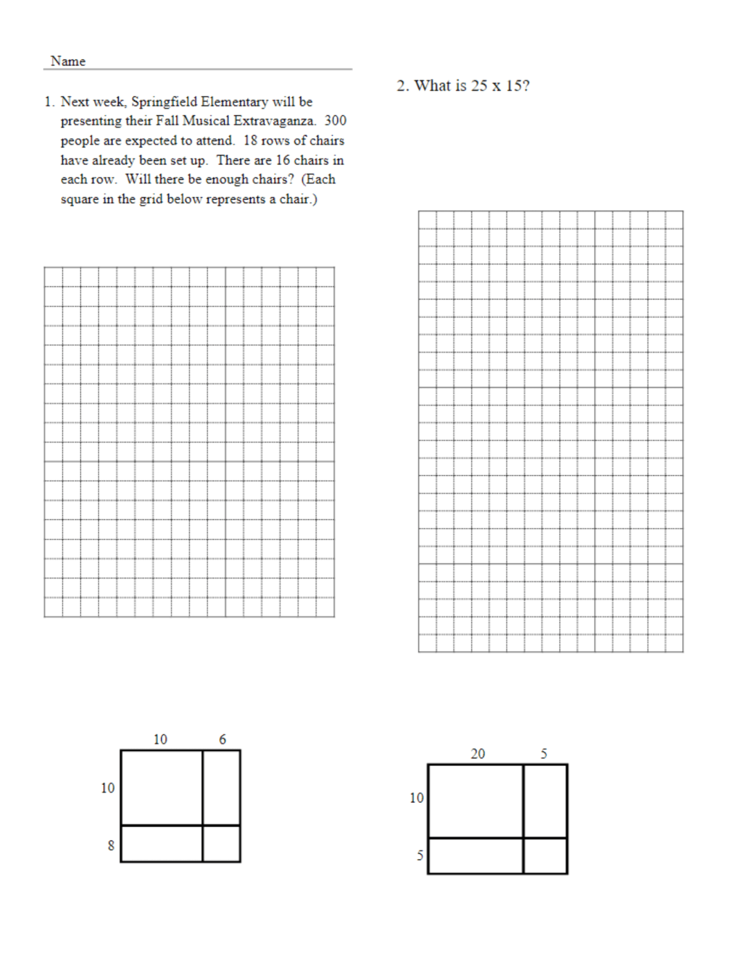MathFactLab 2 Digit By 2 Digit Multiplication Worksheet With Area Models Free Pdf MathFactLab 2 Digit By 2 Digit Multiplication Worksheet With Area Models Free Pdf