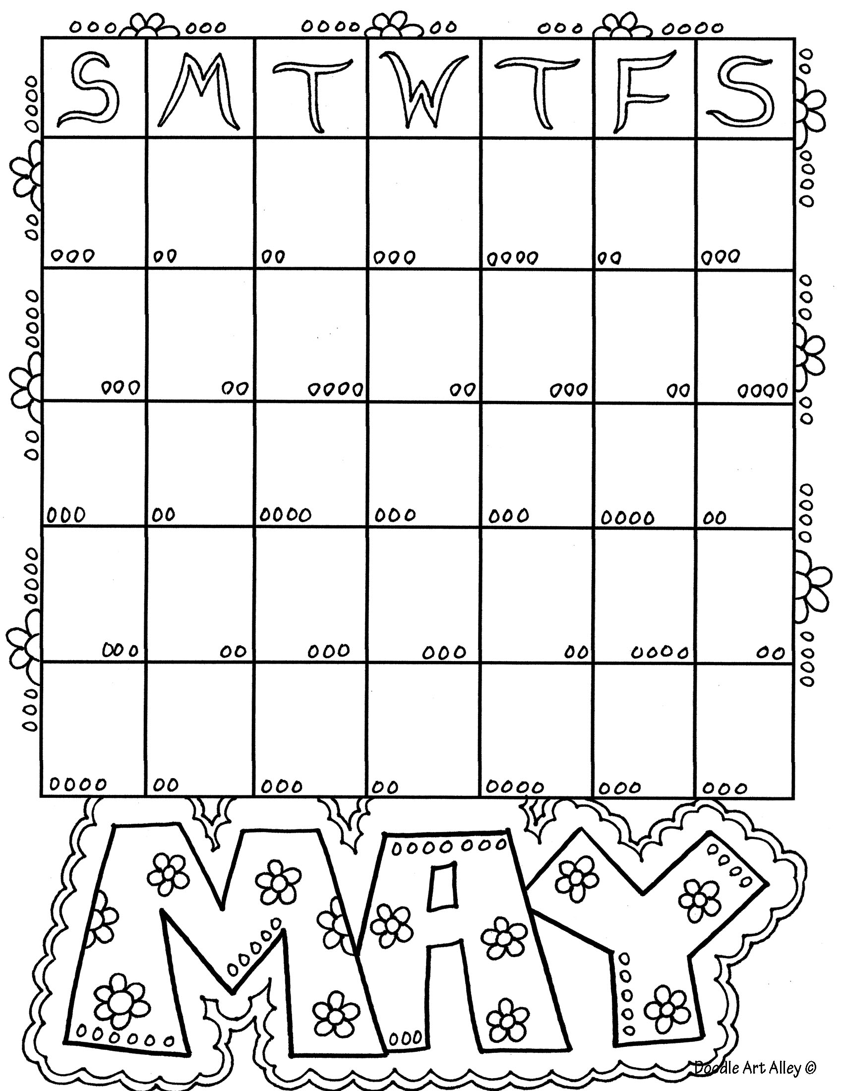 may coloring worksheets