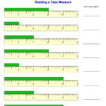 Measurement Worksheets Reading A Tape Measure Worksheets Made By Teachers