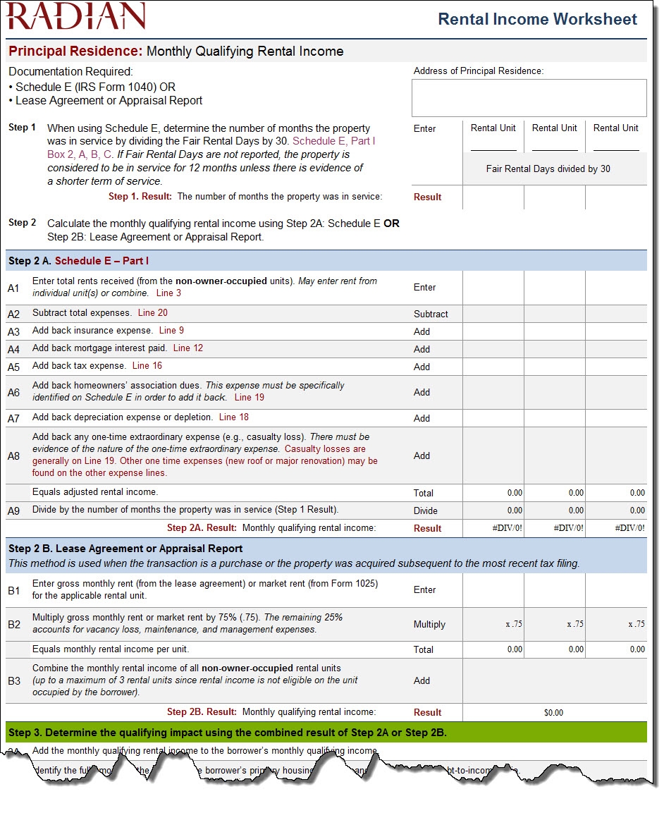 Mgic Self Employment Worksheet Worksheets Library