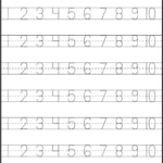 Number Tracing 1 10 Worksheet FREE Printable Worksheets Worksheetfun