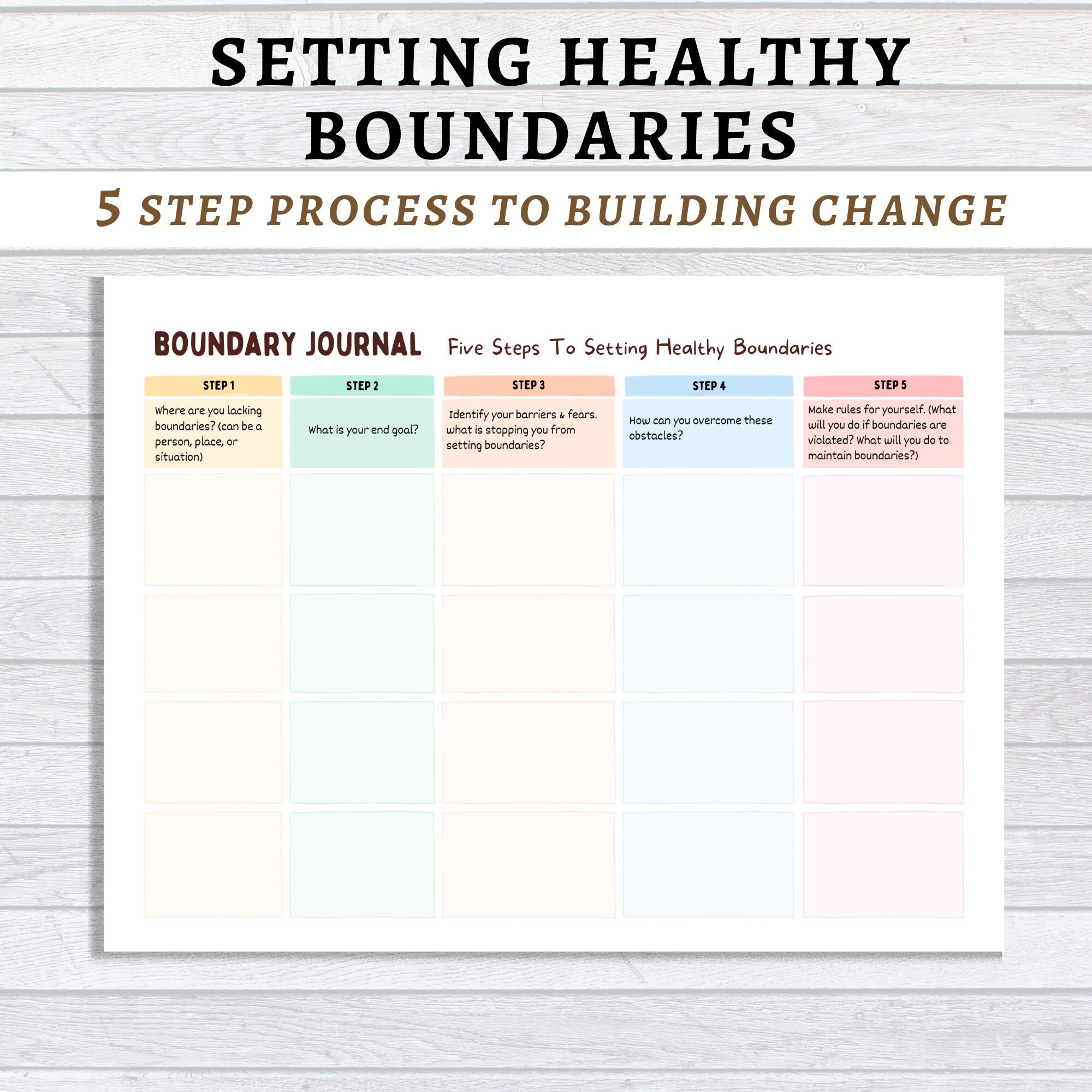 Personal Boundaries Journal Worksheet Print Workbook Journal Emotional Therapy Journals Etsy Personal Boundaries Journal Worksheet Print Workbook Journal Emotional Therapy Journals Etsy
