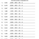 Place Value Worksheets Expanded Form With Integers 4 Digits 5 Digits Made By Teachers