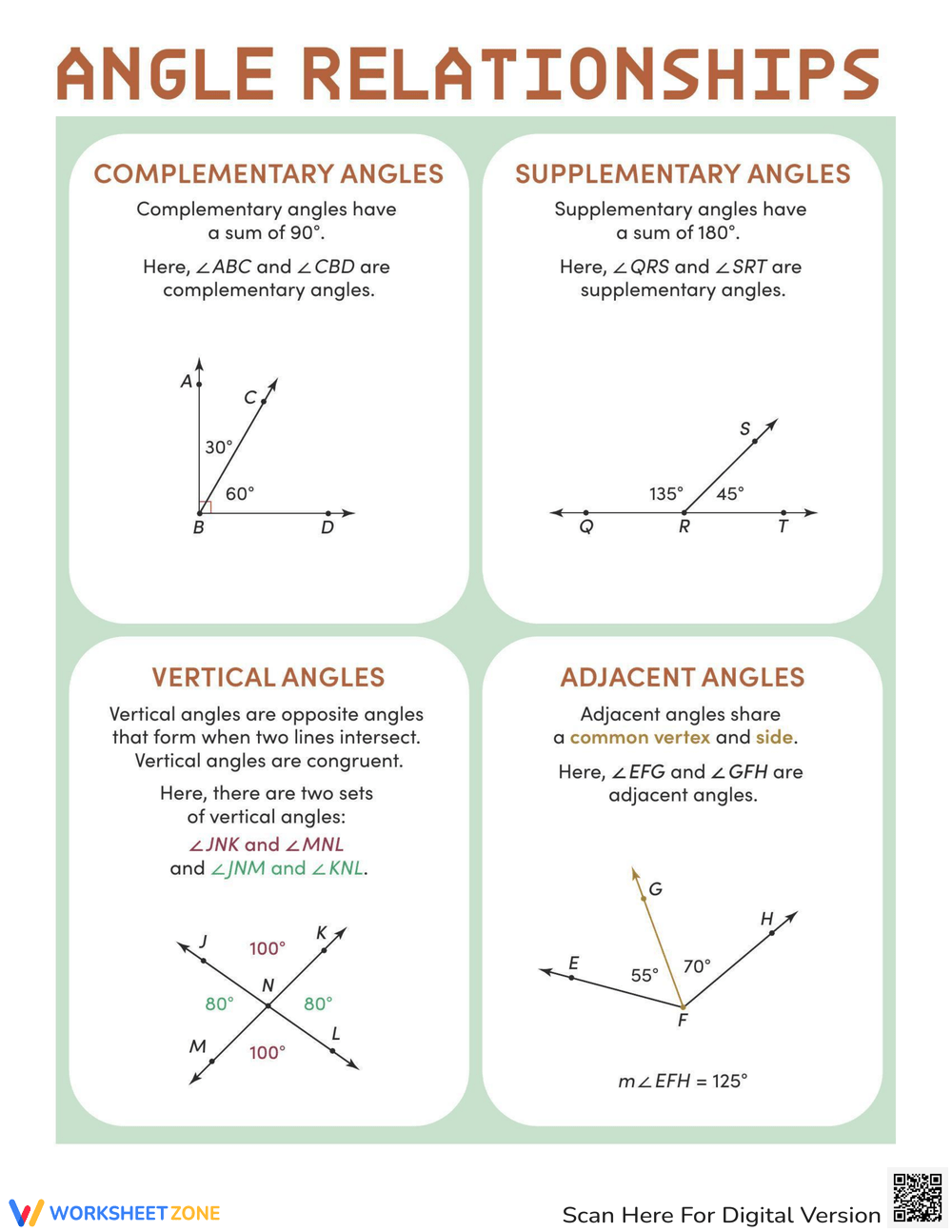 Printable Grade 7 Easter Complementary Supplementary Vertical And Adjacent Angles Worksheets Printable Grade 7 Easter Complementary Supplementary Vertical And Adjacent Angles Worksheets