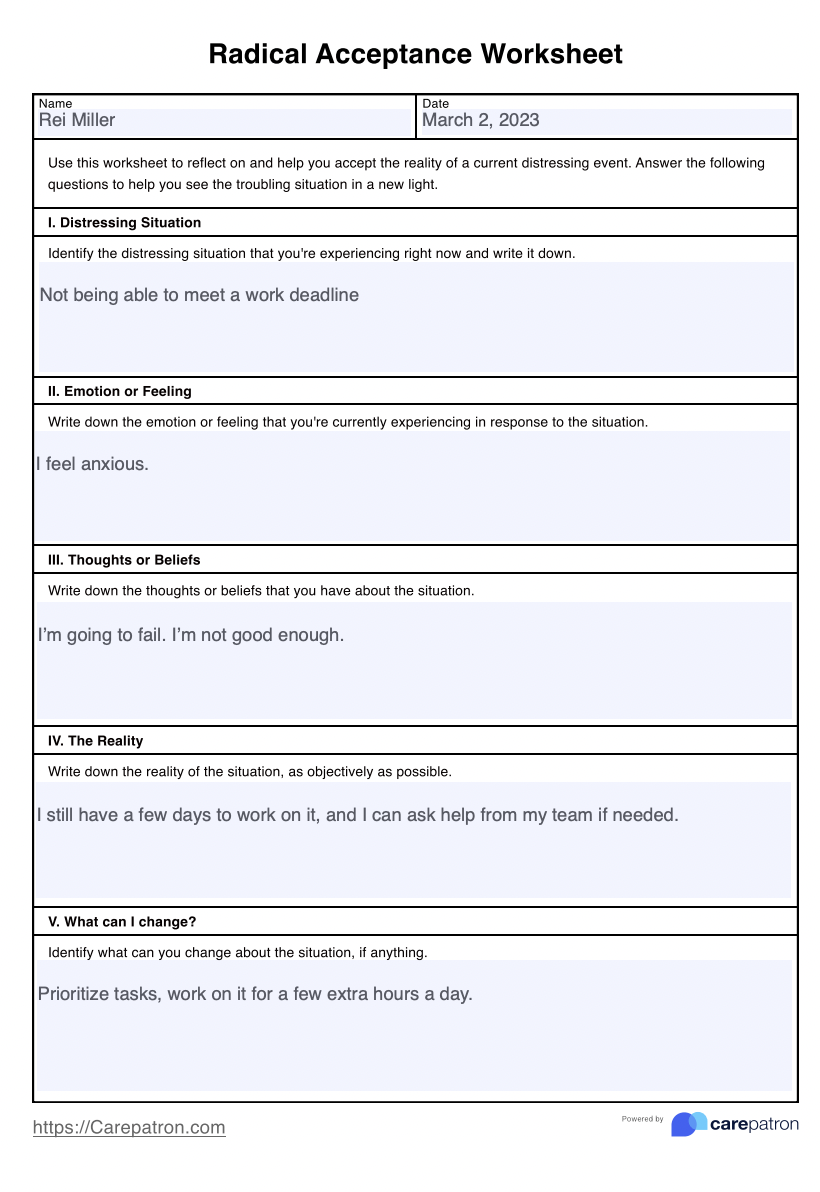 radical acceptance worksheet radical acceptance worksheet