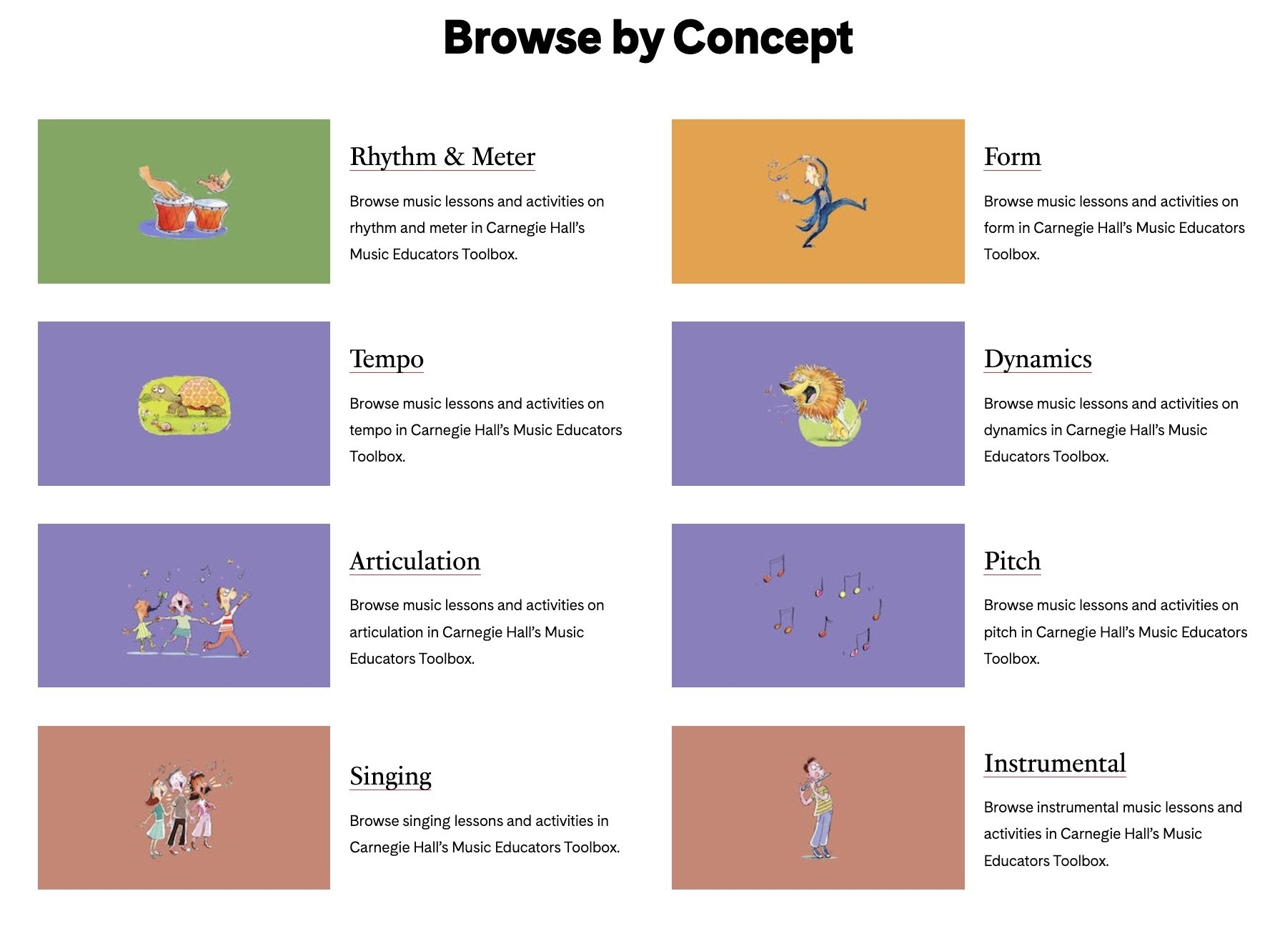 Resource Carnegie Hall Music Educators Toolbox Dr James Frankel