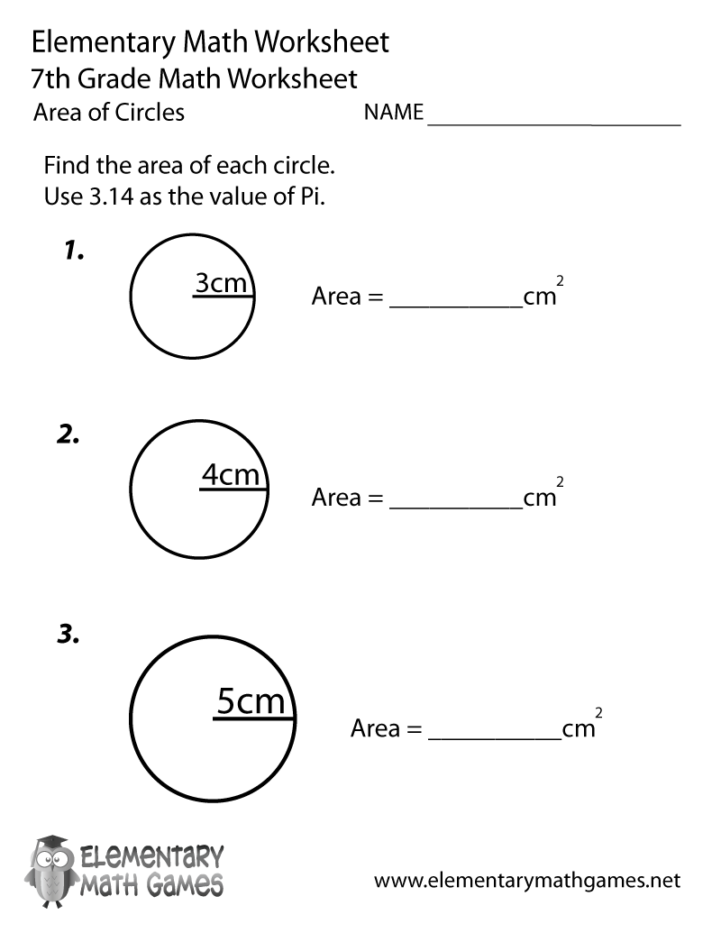 area of a circle worksheet area of a circle worksheet