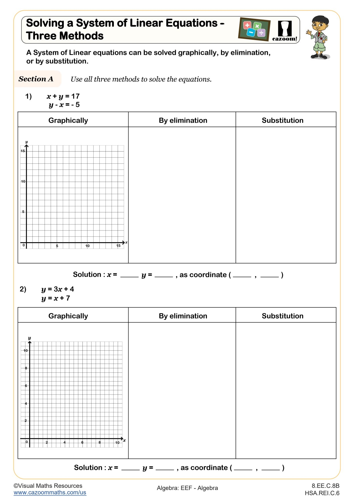 systems of equations worksheet systems of equations worksheet
