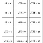 Square Root Worksheets