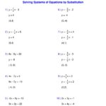 Systems Of Equations Solving Two Variable Systems Of Equations By Substitution Made By Teachers