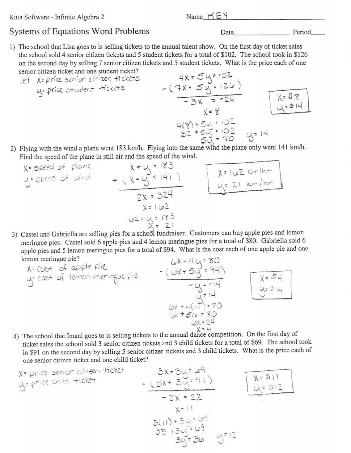 system of equations worksheet system of equations worksheet