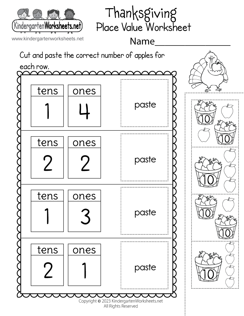 Thanksgiving Place Value Worksheet Free Printable Digital PDF Thanksgiving Place Value Worksheet Free Printable Digital PDF